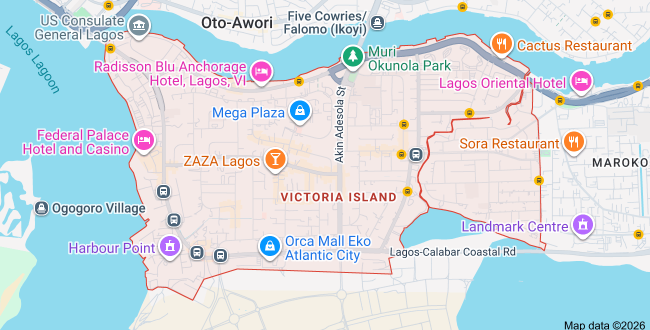 victoria island service area map image
